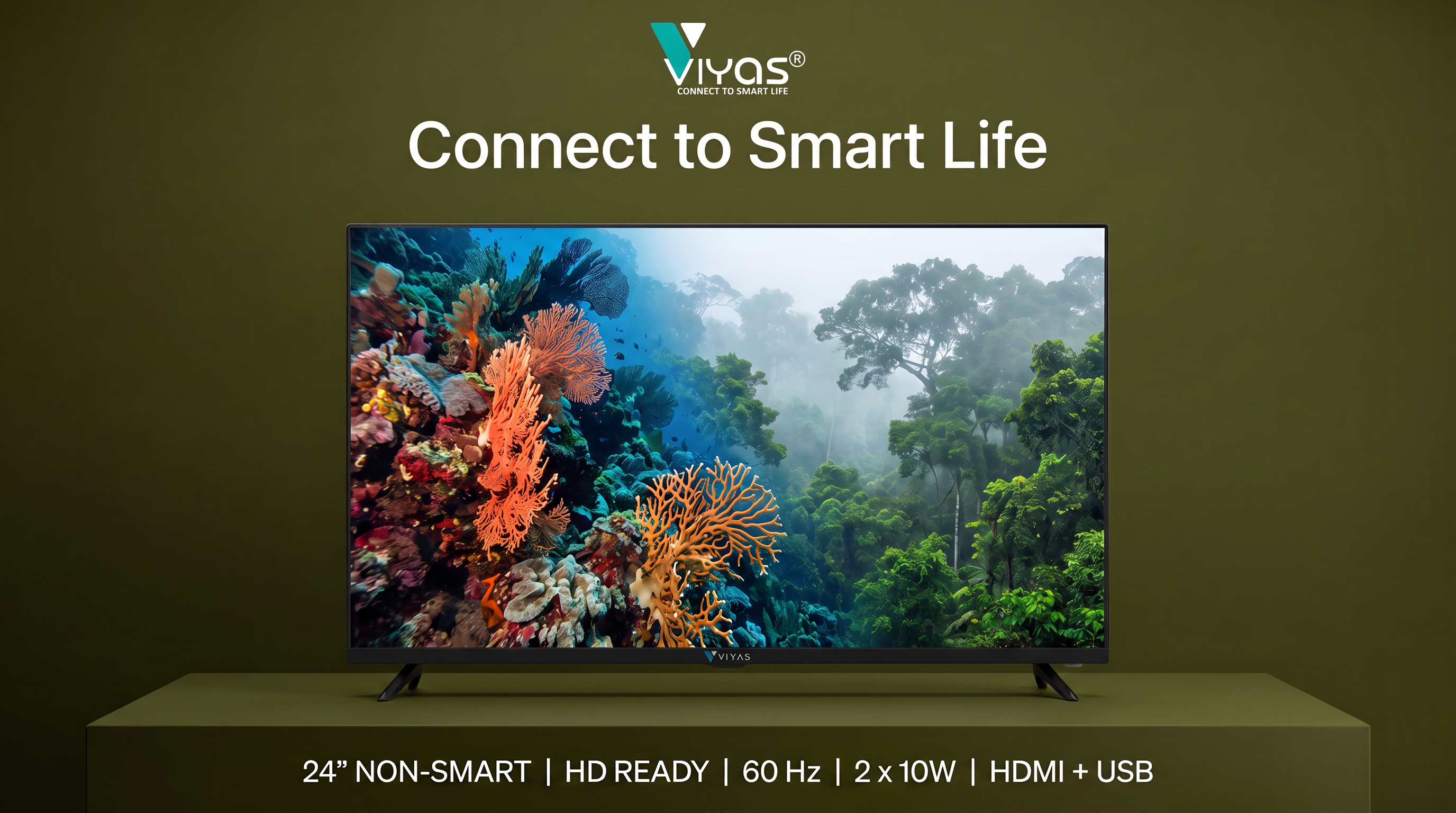 Viyas 24″ HD Ready LED TV