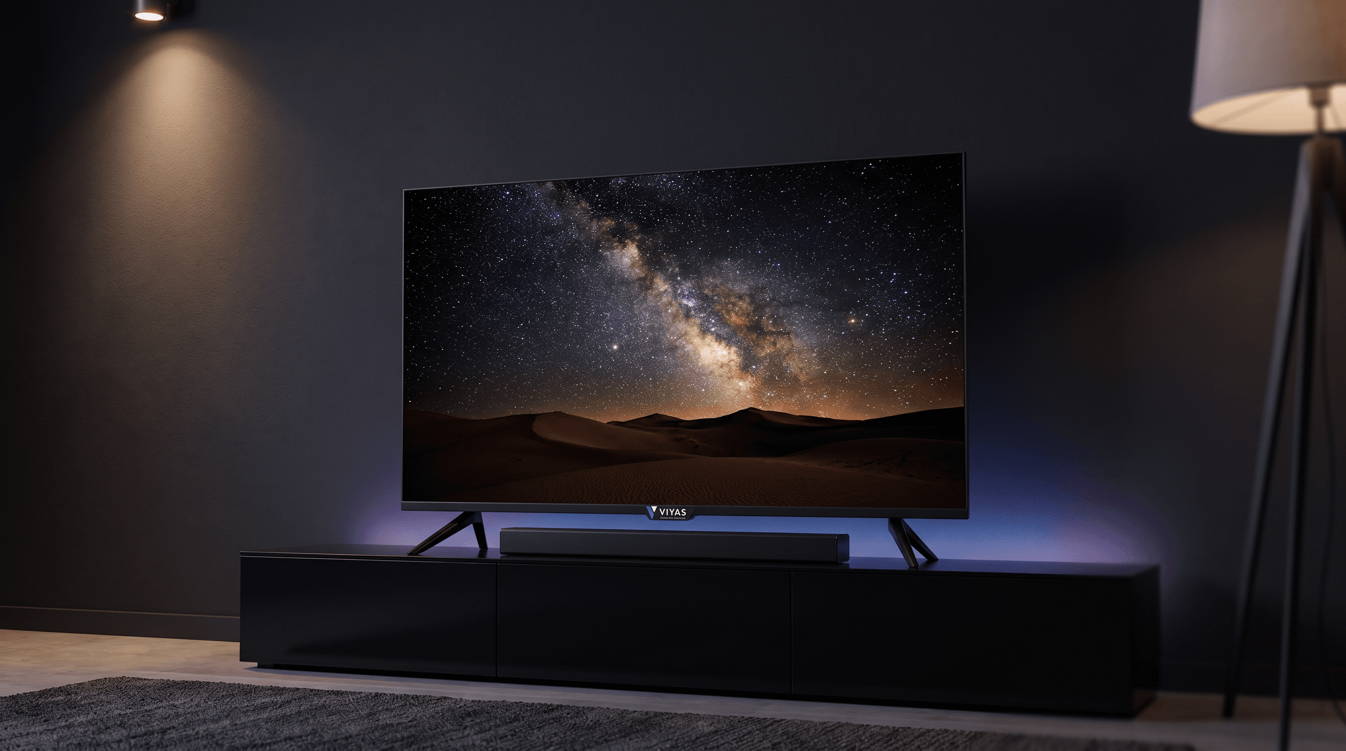 Viyas 50″ 4K UHD LED TV with Soundbar photo 5